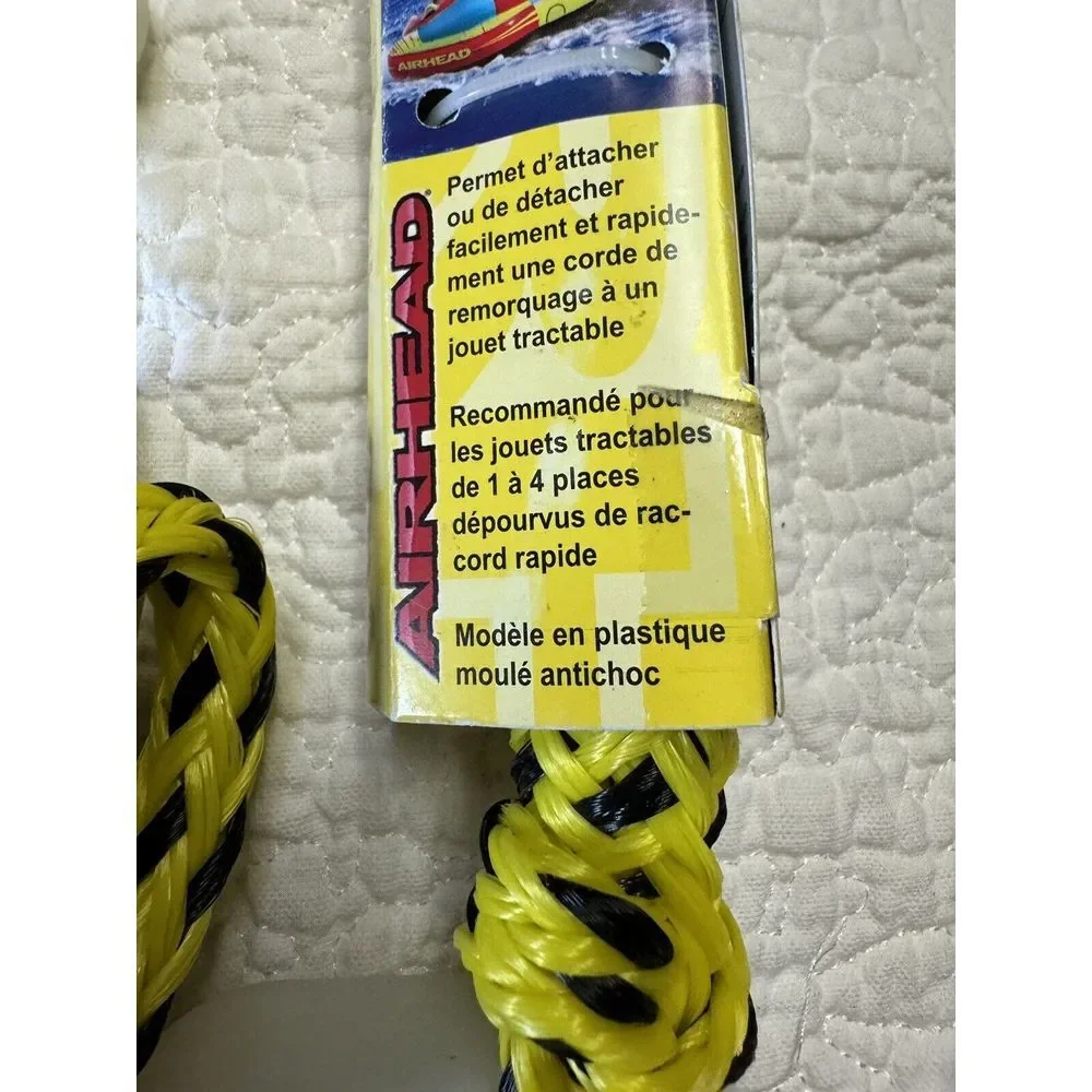 Lot of‎ 2 Kwik Connect Boat Tube Tow Rope For Towables High Impact 1-4 Riders